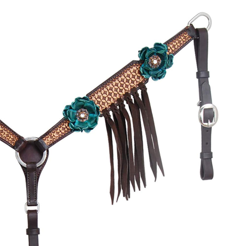 NRS by Vintage Turquoise Flower Breast Collar