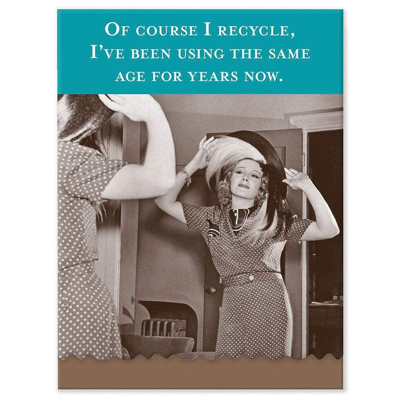 Shannon Martin Design Of Course I Recycle Note Pad