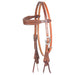 Weather Antiqued Mini Basket Stamp Browband Headstall
