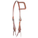 Weather Antiqued Mini Basket Stamp Single Ear Headstall