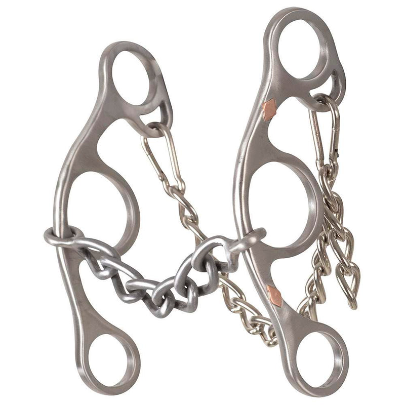 Sherry Cervi Diamond Short Shank Chain Gag Bit