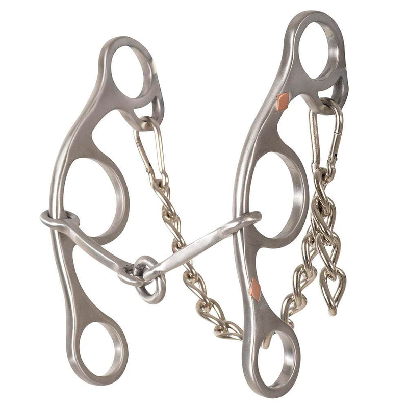 Sherry Cervi Lifesaver Square Snaffle Short Shank Gag Bit