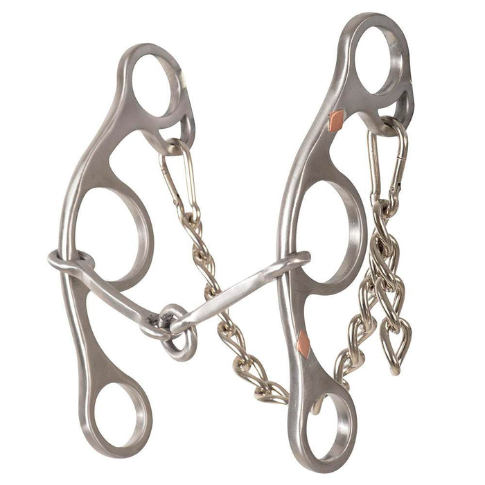 Classic Sherry Cervi Lifesaver Square Snaffle Short Shank Gag Bit