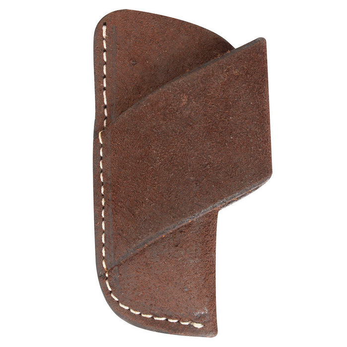 Chocolate Roughout Leather Knife Scabbard