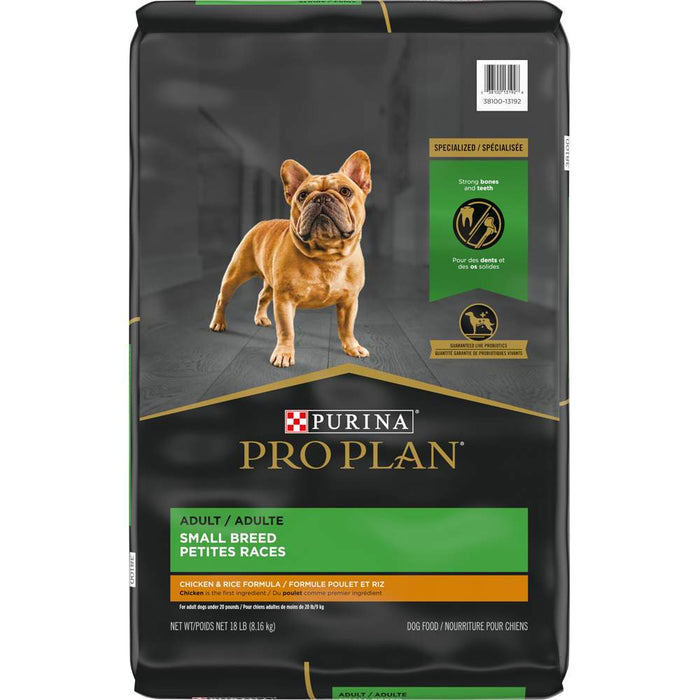 Pro Plan Savor Adult Small Breed Chicken and Rice 18lb