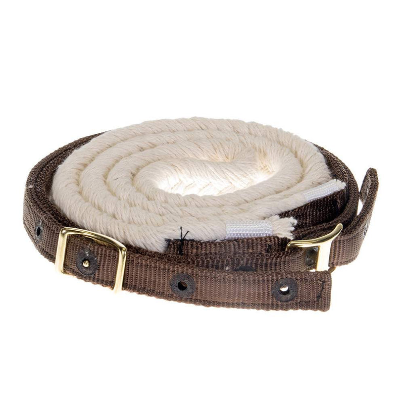 Cotton Reins with Brown Nylon Ends