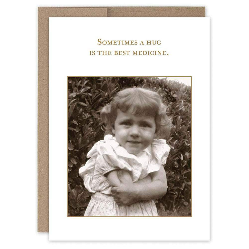 Shannon Martin Design Hug Is Best Medicine Get Well Card