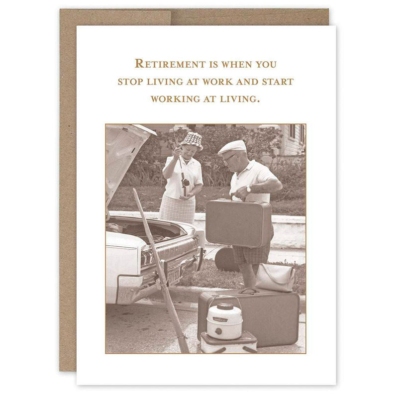 Working At Living Retirement Card