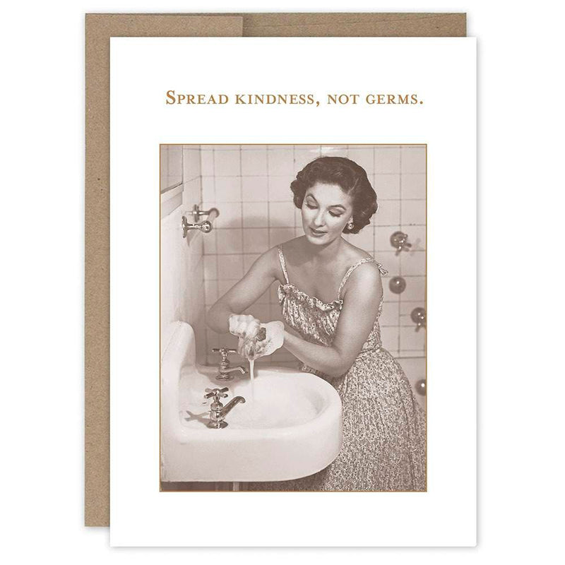 Spread Kindness, Not Germs Card
