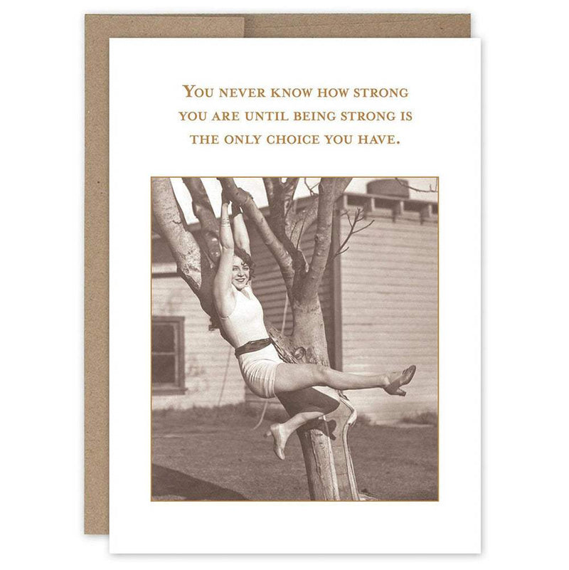 Shannon Martin Design Being Strong Encouragement Card