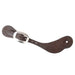 Chocolate Roughout Large Spur Straps w/Cart Buckle
