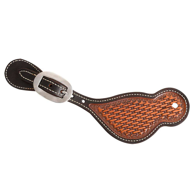 Natural Skirting Basket Stamp Tombstone Spur Strap