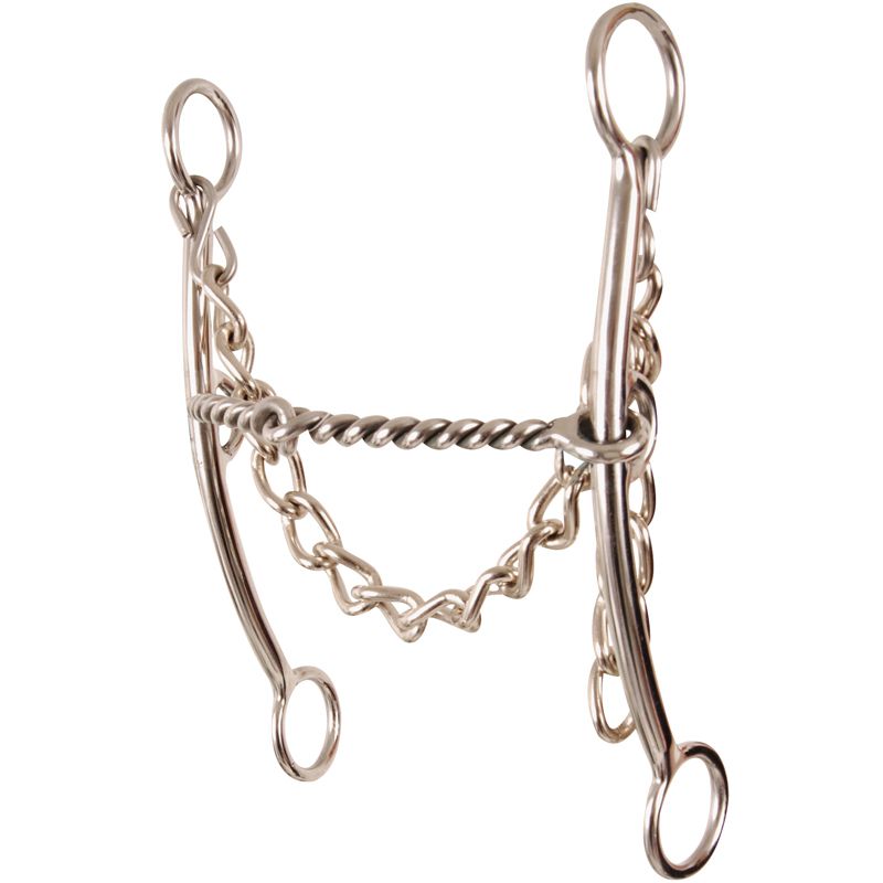 Pickup Short Shank Twisted Wire Mouth Bit