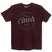Men's Burgundy Graphic T-Shirt