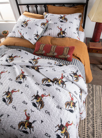 Ida Mae Home Lazy J Cowboy Quilt