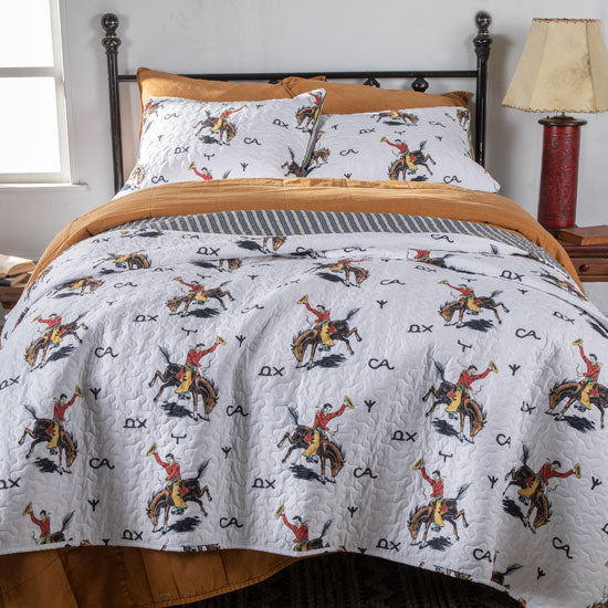 Ida Mae Home Lazy J Cowboy Quilt