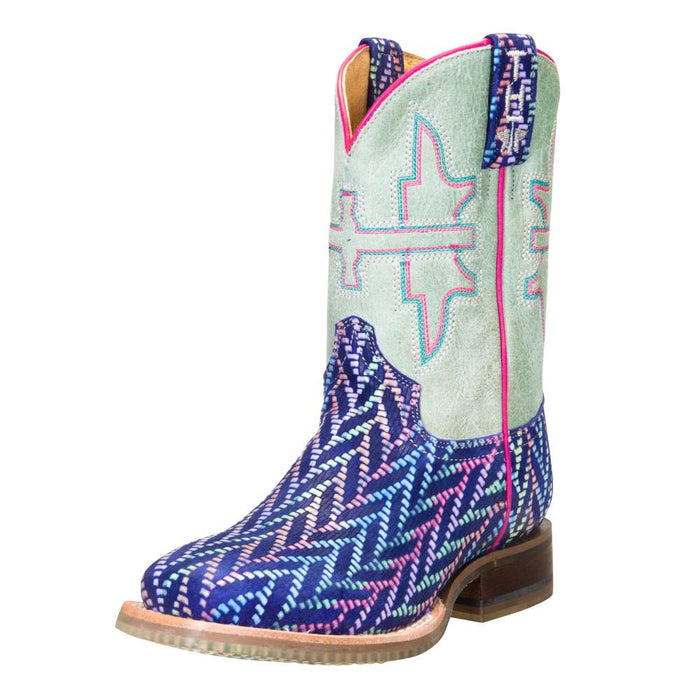Youth Mermazing Sea Princess Sole Cowgirl Boots