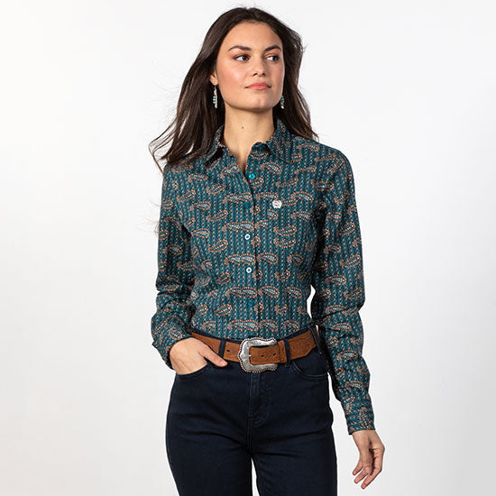 Cinch Flatlands Gal Top