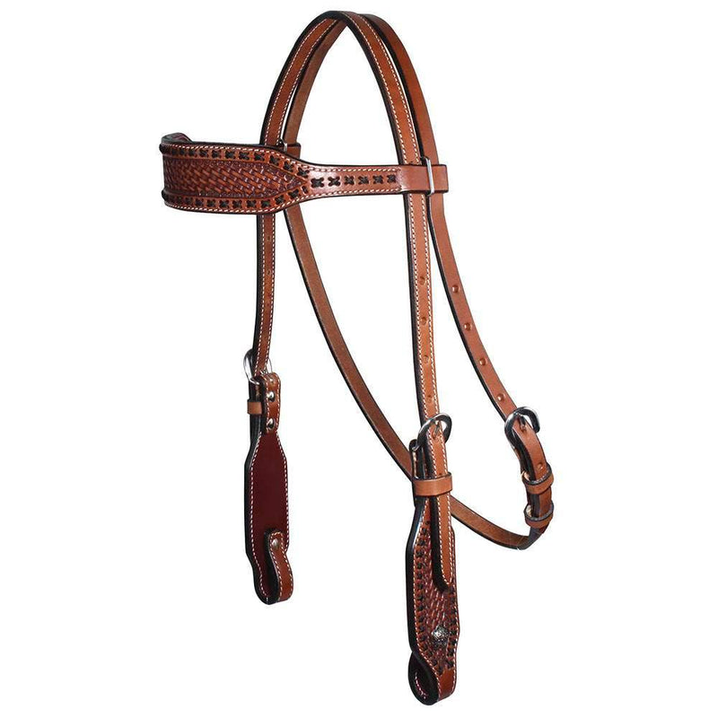 Professionals Choice Professional's Cross Stitch Browband Headstall