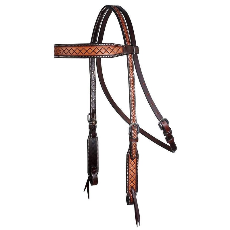 Professionals Choice Professional's Crosshatch Browband Headstall