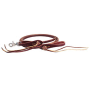 1/2in Pineapple Knot Latigo Roping Rein