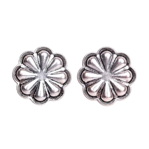 Small Concho Stud Earrings
