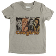 Gina Tees Little Girl's Cowgirl Heroes Graphic Tee