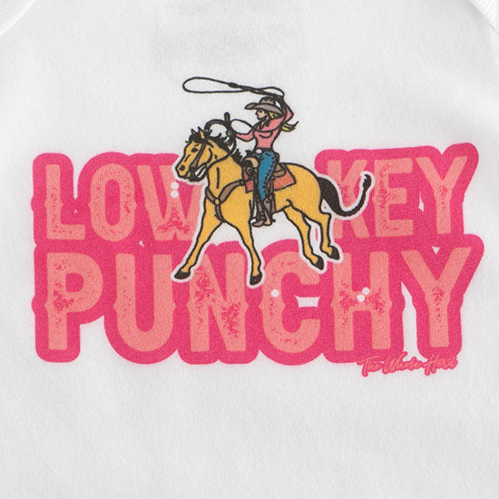 The Whole Herd Infant Low Key Punchy Onesie