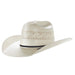 Co Solid Weave Fancy Vent 4" Brim Straw Cowboy Hat