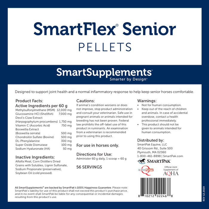 Smartequine SmartFlex Senior Pellets 7.4lb Bag
