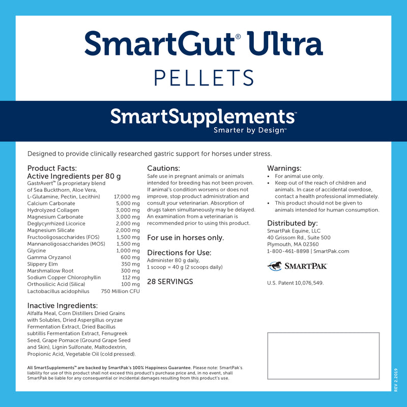 Smartequine SmartGut Ultra Pellets 5 lb Bag