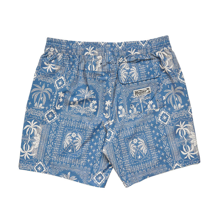 Howler Brothers Men's Deep Set Palmetto Prophecy Storm Blue Shorts