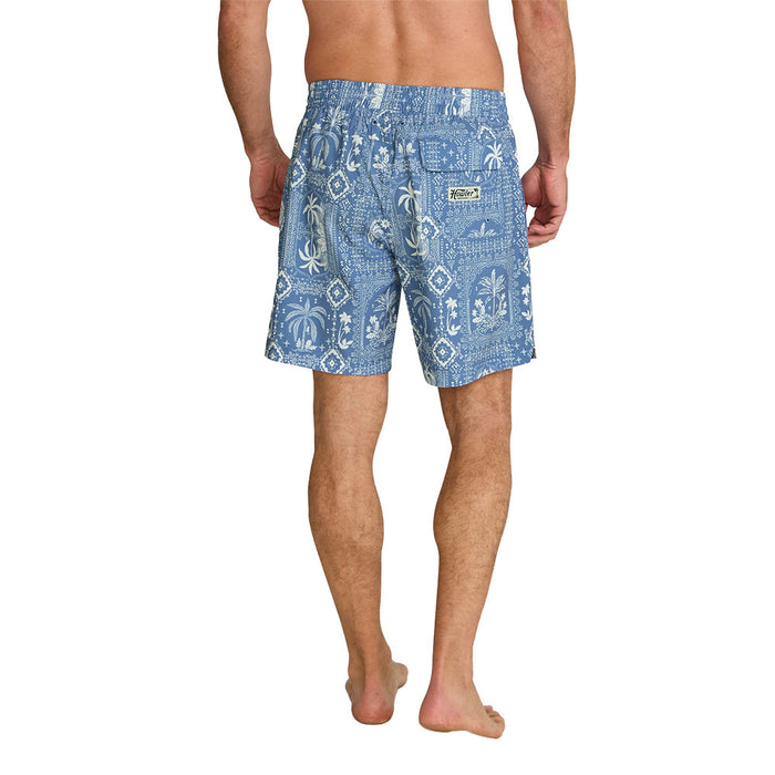 Howler Brothers Men's Deep Set Palmetto Prophecy Storm Blue Shorts