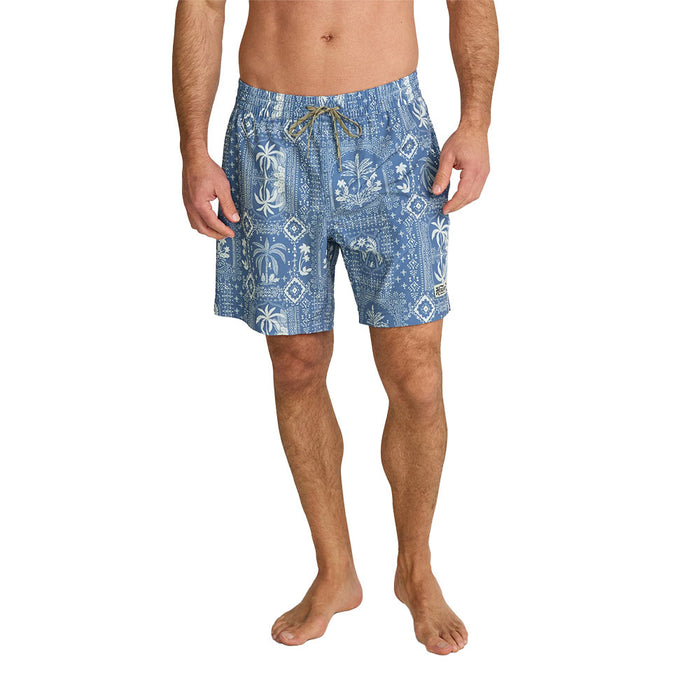 Howler Brothers Men's Deep Set Palmetto Prophecy Storm Blue Shorts