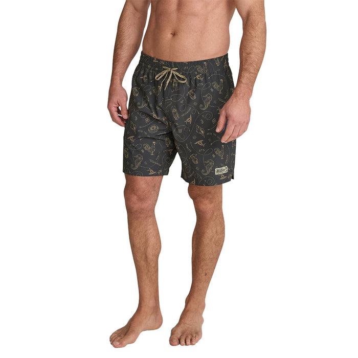 Howler Brothers Men's Deep Set Sea Rodeo Black Shorts