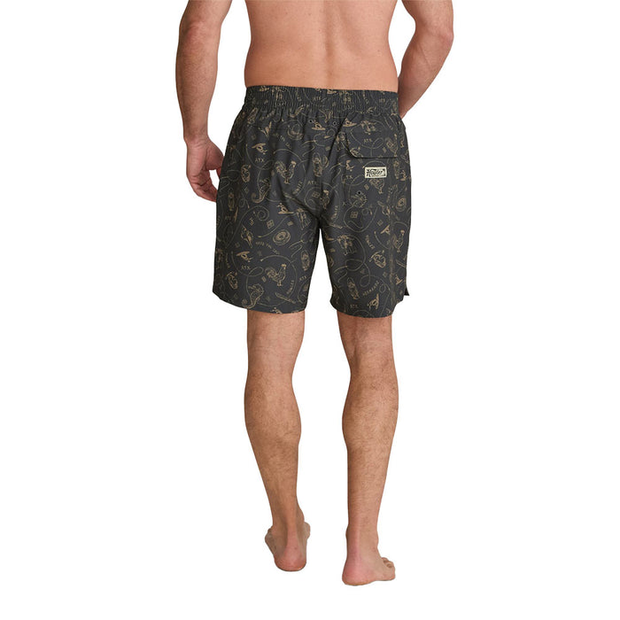 Howler Brothers Men's Deep Set Sea Rodeo Black Shorts