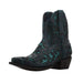 Womens Teal Shortie Boot