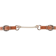 Rope Curb Strap with Harness Leather