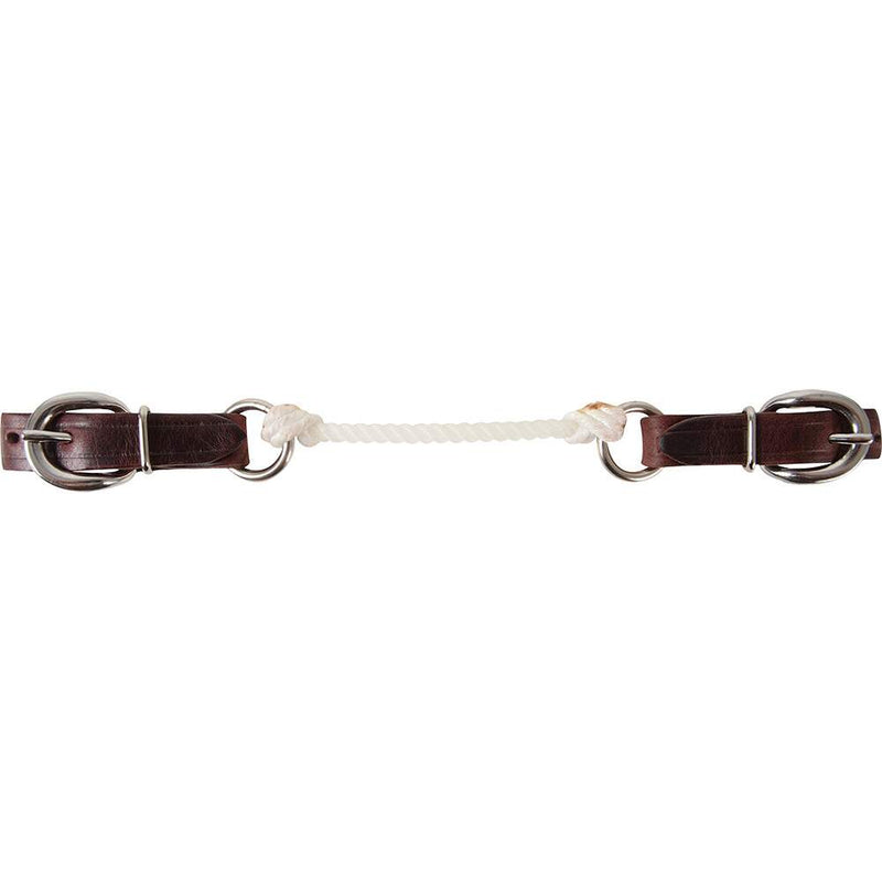 Rope Curb Strap with Latigo Leather
