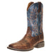 Ariat Men's Layton Weathered Chestnut 11in. Rail Blue Top Square Toe Boot