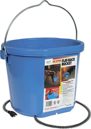 Heated Plastic Flatback Bucket