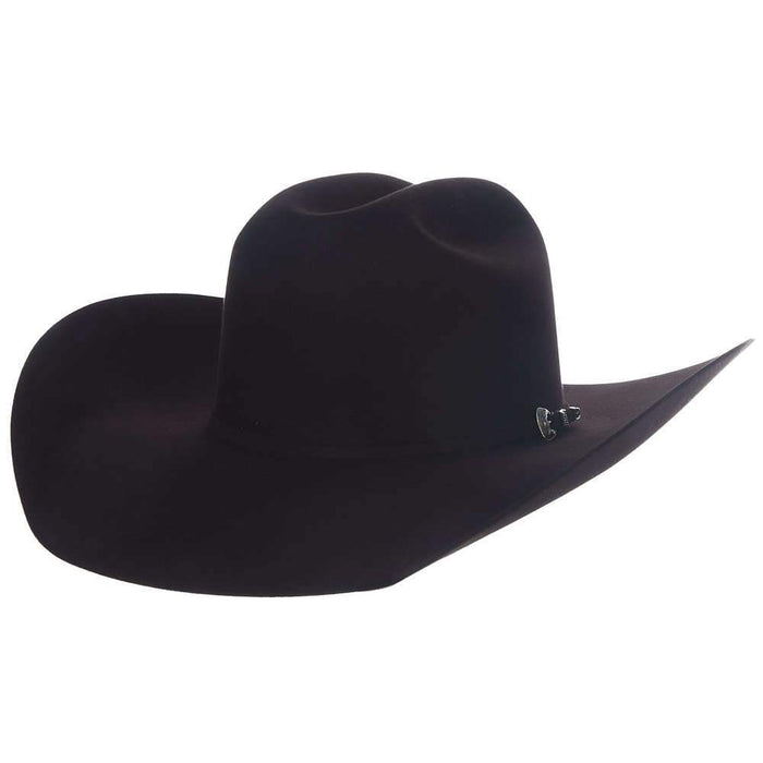 60X Black Cherry 4 1/2" Brim Felt Cowboy Hat