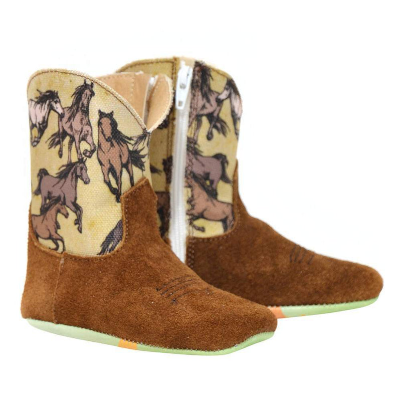 Roper Footwear Infant Tin Haul Stampede - Born to Ride Boot