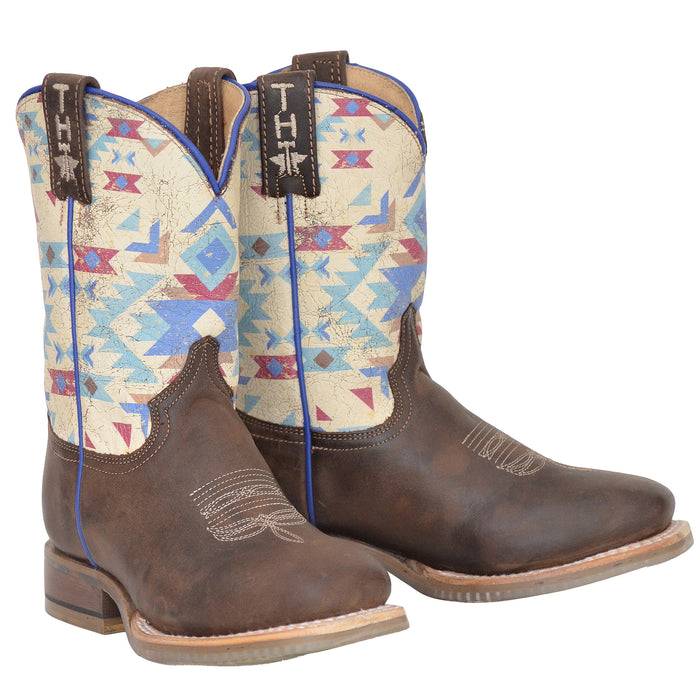 Tin Haul Kids Geronimo Saddle Up Sole Square Boot