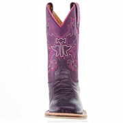 Tin Haul Footwear Kids Purple People Eater with Snappy Sole Cowgirl Boot
