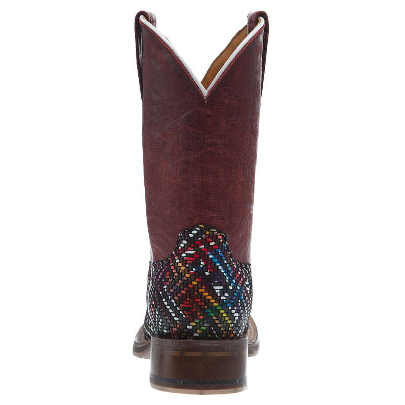 Tin Haul Kids Prismatic Vamp with Ikat Sole Boot