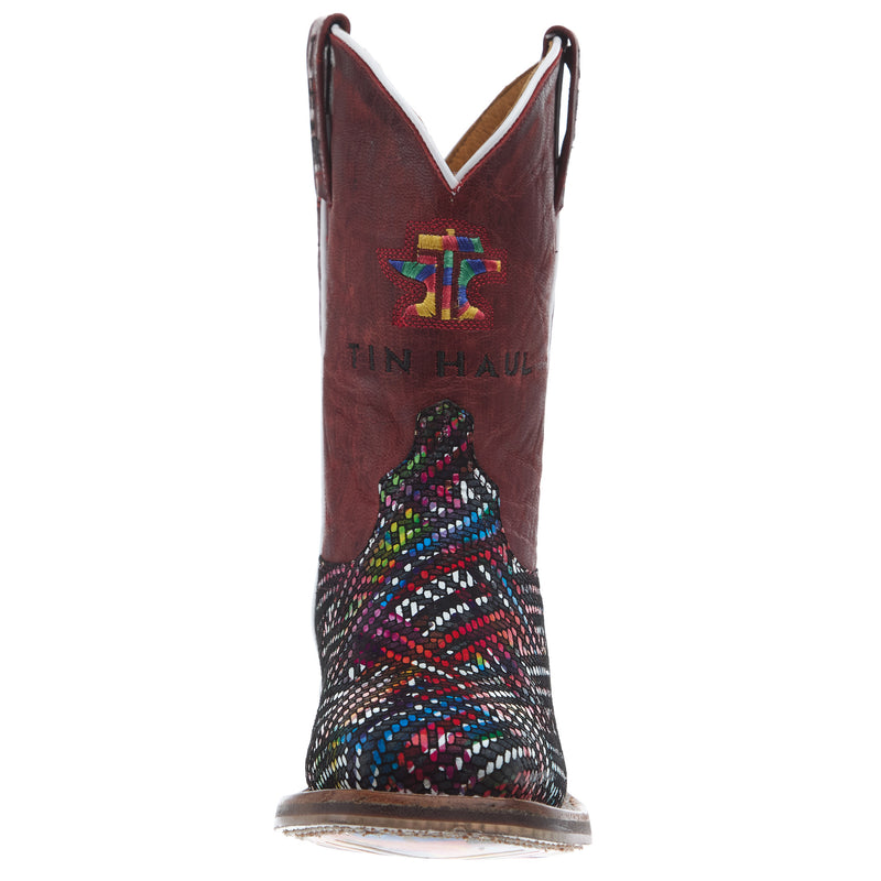 Tin Haul Kids Prismatic Vamp with Ikat Sole Boot