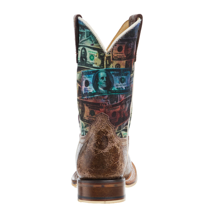 Tin Haul Kid`s Make It Rain w/ Making Bank Sole Boot