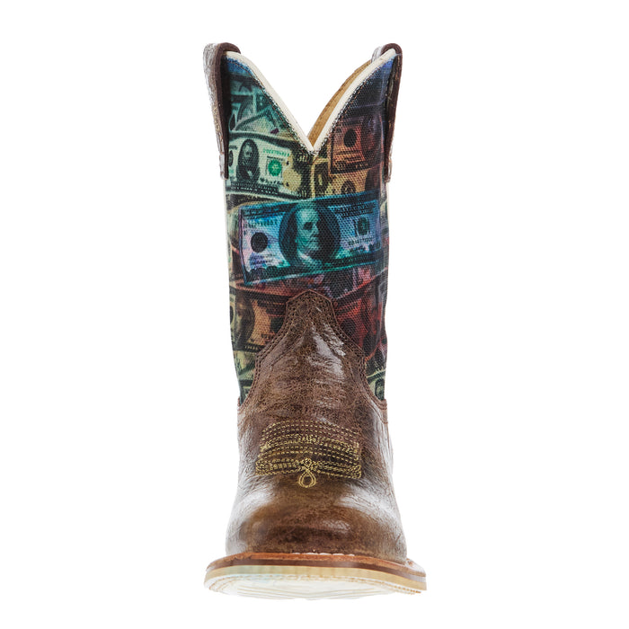 Tin Haul Kid`s Make It Rain w/ Making Bank Sole Boot