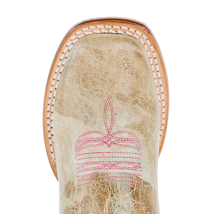 Tin Haul Kid`s Let`s Go Cowgirl w/ Flower Power Sole Boot